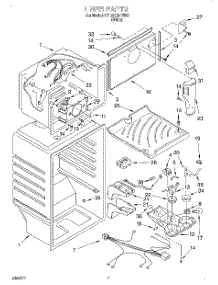 05 - Liner parts for Roper Refrigerator RT18ECRFW00 from AppliancePartsPros.com