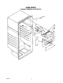 02 - Liner parts for Roper Refrigerator RT14DMYYW01 from AppliancePartsPros.com
