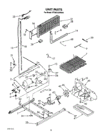06 - Unit parts for Roper Refrigerator RT20CKXWW01 from AppliancePartsPros.com