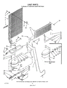 07 - Unit parts for Roper Refrigerator RT14DCYVW01 from AppliancePartsPros.com