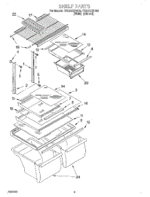 05 - Shelf, Lit / Optional parts for Roper Refrigerator RT20AKXDN02 from AppliancePartsPros.com