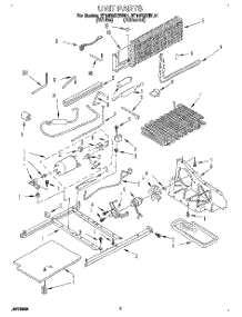 06 - Unit parts for Roper Refrigerator RT18BMXBL01 from AppliancePartsPros.com