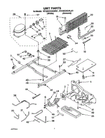 06 - Unit parts for Roper Refrigerator RT20CKXAW01 from AppliancePartsPros.com