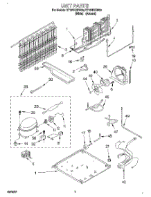 04 - Unit parts for Roper Refrigerator RT16VKXDW00 from AppliancePartsPros.com