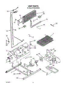 06 - Unit parts for Roper Refrigerator RT20AKXWW00 from AppliancePartsPros.com