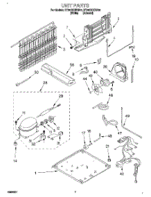 04 - Unit parts for Roper Refrigerator RT20DKXDN01 from AppliancePartsPros.com