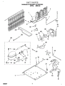 04 - Unit parts for Roper Refrigerator RT16VKXDW01 from AppliancePartsPros.com