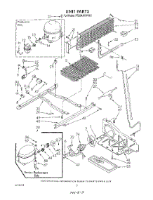 07 - Unit parts for Roper Refrigerator RT20AKXVW01 from AppliancePartsPros.com