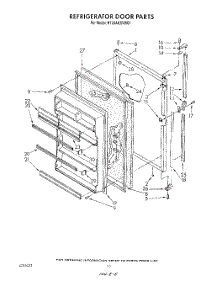 08 - Refrigerator Door , Not Illustrated parts for Roper Refrigerator RT20AKXVW01 from AppliancePartsPros.com
