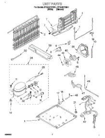 04 - Unit parts for Roper Refrigerator RT20AKXDW01 from AppliancePartsPros.com