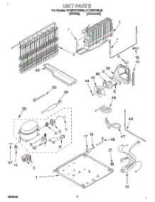04 - Unit parts for Roper Refrigerator RT16VKXBW00 from AppliancePartsPros.com
