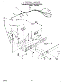 08 - Control, Lit / Optional parts for Roper Refrigerator RS20DKXDN01 from AppliancePartsPros.com
