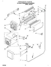 07 - Icemaker, Lit / Optional parts for Roper Refrigerator RT18BMXDN00 from AppliancePartsPros.com