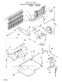 04 - Unit parts for Roper Refrigerator RT21DKXGN00 from AppliancePartsPros.com