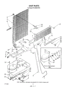 07 - Unit parts for Roper Refrigerator RT18BMXVW03 from AppliancePartsPros.com