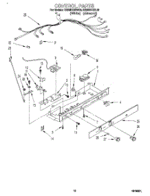 07 - Control parts for Roper Refrigerator RS20EKXBW00 from AppliancePartsPros.com