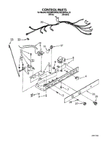 12 - Control parts for Roper Refrigerator RS22BRXAW00 from AppliancePartsPros.com