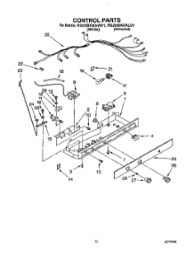 11 - Control parts for Roper Refrigerator RS22BRXAL01 from AppliancePartsPros.com