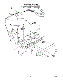07 - Control parts for Roper Refrigerator RS20DKXBL00 from AppliancePartsPros.com