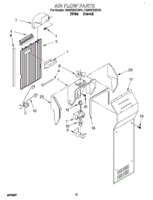 09 - Air Flow parts for Roper Refrigerator RS22BRXDN01 from AppliancePartsPros.com