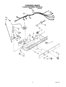08 - Control parts for Roper Refrigerator RS20CKXAW00 from AppliancePartsPros.com