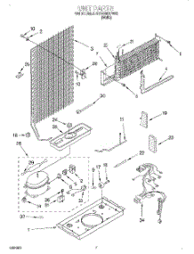 04 - Unit parts for Roper Refrigerator RT14HBXFW00 from AppliancePartsPros.com