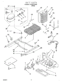 07 - Unit parts for Roper Refrigerator RS20EKXEW00 from AppliancePartsPros.com