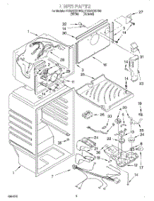 03 - Liner parts for Roper Refrigerator RT20AKXFN00 from AppliancePartsPros.com