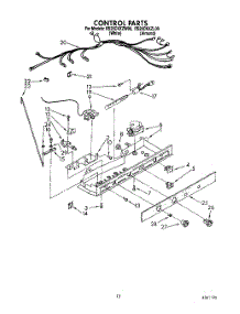 09 - Control, Lit / Optional parts for Roper Refrigerator RS20CKXZW00 from AppliancePartsPros.com