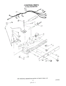 12 - Control parts for Roper Refrigerator RS25AWXVW00 from AppliancePartsPros.com