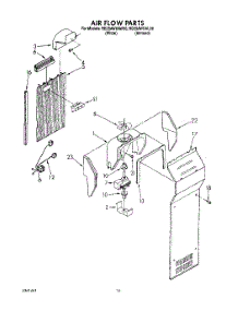 10 - Air Flow parts for Roper Refrigerator RS25AWXAW00 from AppliancePartsPros.com