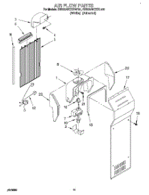 06 - Air Flow parts for Roper Refrigerator RS20AKXBL00 from AppliancePartsPros.com