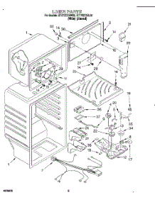 03 - Liner parts for Roper Refrigerator RT17DKXBW00 from AppliancePartsPros.com