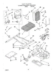09 - Unit parts for Roper Refrigerator RS25AQXGN01 from AppliancePartsPros.com