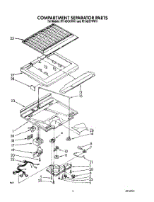 04 - Compartment Separator parts for Roper Refrigerator RT14DCXVW11 from AppliancePartsPros.com