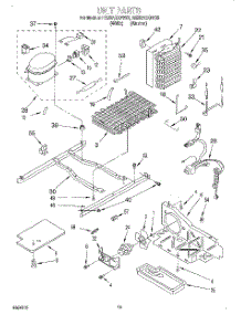 09 - Unit parts for Roper Refrigerator RS20AQXFW00 from AppliancePartsPros.com