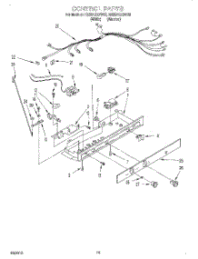 11 - Control, Lit / Optional parts for Roper Refrigerator RS20AQXFW00 from AppliancePartsPros.com