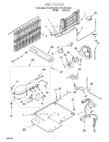 04 - Unit parts for Roper Refrigerator RT21DKXGW01 from AppliancePartsPros.com