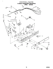 11 - Control parts for Roper Refrigerator RS25AWXDN00 from AppliancePartsPros.com