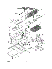 06 - Unit parts for Roper Refrigerator RT18BMXAW01 from AppliancePartsPros.com