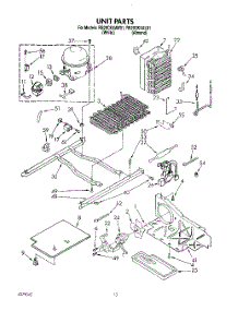08 - Unit, Lit / Optional parts for Roper Refrigerator RS20CKXAW01 from AppliancePartsPros.com
