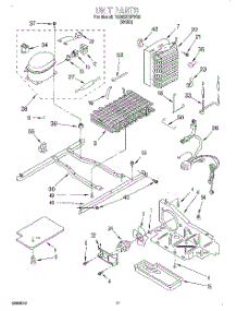 07 - Unit parts for Roper Refrigerator RS20EKXFW00 from AppliancePartsPros.com