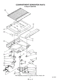 04 - Compartment Separator parts for Roper Refrigerator RT18BMXVW05 from AppliancePartsPros.com