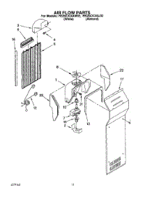 06 - Air Flow parts for Roper Refrigerator RS20CKXAL02 from AppliancePartsPros.com