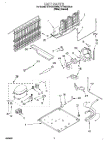 04 - Unit parts for Roper Refrigerator RT17DKXBL00 from AppliancePartsPros.com