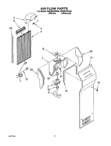 06 - Air Flow parts for Roper Refrigerator RS20DKXBW00 from AppliancePartsPros.com