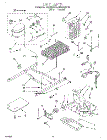 09 - Unit parts for Roper Refrigerator RS20AQXFW01 from AppliancePartsPros.com