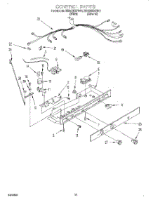 08 - Control, Lit / Optional parts for Roper Refrigerator RS20DKXFN01 from AppliancePartsPros.com