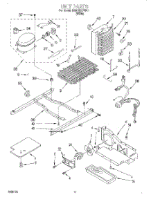 07 - Unit parts for Roper Refrigerator RS20EKXFW01 from AppliancePartsPros.com