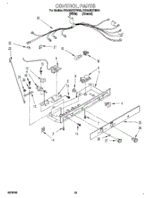 08 - Control, Lit / Optional parts for Roper Refrigerator RS20AKXDW00 from AppliancePartsPros.com